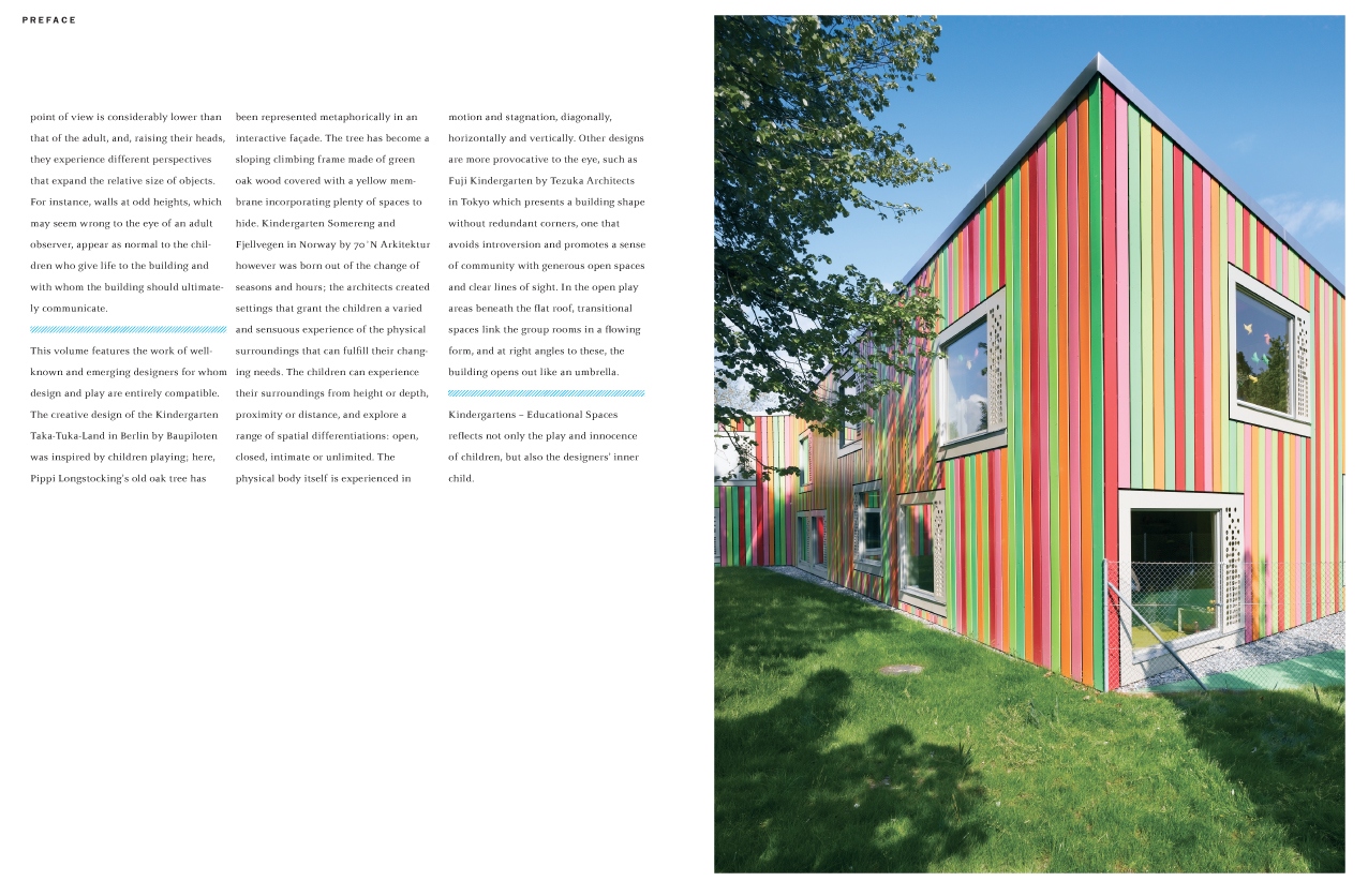 Kindergartens - Educational Spaces: Architecture | Braun Publishing